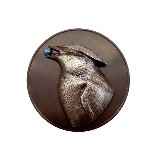 Cedar Waxwing Medallion