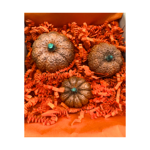 3D Pumpkins Trio
